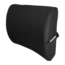 Coussin à Mémoire de Forme Siège Auto Poche de Rangement Sangle Ajustable Noir