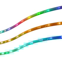 Bande LED RVB - Cougar Gaming - LIGHTBAR - 15 LED par bande - Consommation 1,5 W - Jusqu'à 100 effets visuels - Sans adhésif