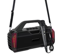 Enceinte Bluetooth Portable Avec Micro Et Sangle Son Parfait En Extérieur Rouge YONIS