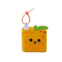 Squarepal Porte Clés - Orange - Peluche Anti-Stress - À Partir de 2 ans