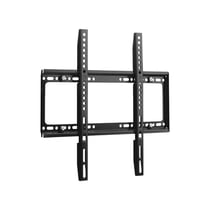 Avizar Support Mural Fixe pour TV Standard 26" à 63" Compatible VESA 50kg en Acier Noir