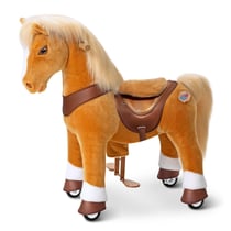 Cheval Porteur Enfant Modele Y marron clair