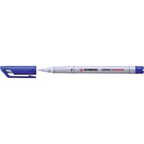Lot de 10 feutres pour transparent OHPen encre soluble pointe fine - STABILO - Bleu