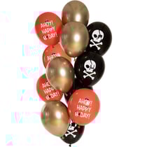 Bouquet 12 Ballons Pirate