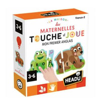 Jeu éducatif - HEADU - FR57618 - Apprentissage de l'anglais - Dès 3 ans - Couleur orange