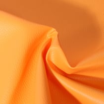 Simili cuir d'ameublement uni Clémentine - Par 50 cm