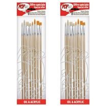 16 pinceaux brosse polyamide et soie