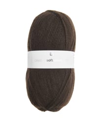 Fil de laine à tricoter Creative Soft Wool Aran - 100GR - Rico Design 38 Chocolat