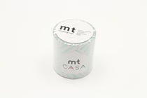 MT CASA MOTIF 5cm rayé tressage bleu argent - corner izumi - 10 m x 50mm
