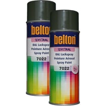 2 sprays de peinture Belton Spectral RAL7022 Gris ombre 400ml