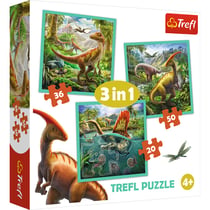Puzzle 2D 20 à 50 Pièces - Le Monde Incroyable des Dinosaures - Trefl