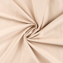 Tissu Coton satiné uni Beige sable