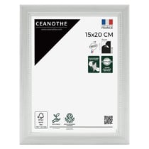 Cadre photo Perle gris clair 15x20 cm