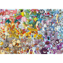 Puzzle impossible pokemon : le challenge 1000 pieces - collection dessin anime - ravensburger - 151660