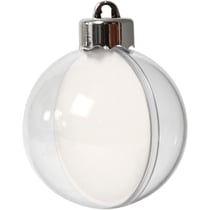 Boule à décorer, d 6 cm, transparent, 8 pièces/ 1 Pq.