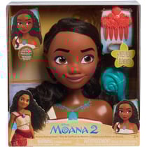 Mattel Tete a coiffer disney : vaiana 2 - 7 pieces - poupee
