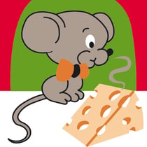 LUC - Kit canevas Soudan La souris 20x20cm