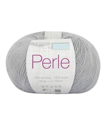Fil À Tricoter PERLE - Distrifil 10 Gris