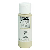 Peinture acrylique - Gris doux - Mat - Fluide - Tous supports - Loisirs créatifs - Pébéo - 59ml