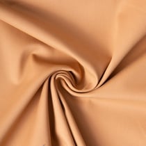 Tissu Coton Sergé légèrement extensible uni Camel