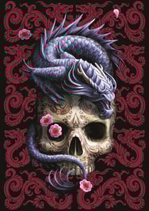 Puzzle 1000 pièces - Collection Fantasy : Dragon Oriental - Trefl