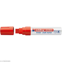 Marqueur craie Edding 4090 Rouge 4-15 mm