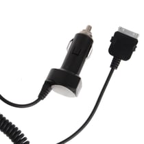 Chargeur Auto Apple Ipad 1 2 3 Ipod Iphone 3G 3Gs 4S 5 Allume Cigare 12 24V Noir
