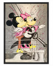 Affiche déco pop art — Love Cruise — Art mural contemporain — Calbarracin — 70 x 50 cm