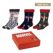 Marvel - Pack 3 paires de chaussettes Avengers 35-41