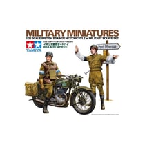 moto BSA M20 avec police militaire britannique