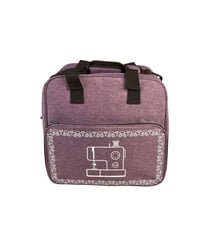 Sac pour machine à coudre/surjeteuse violet lilas 38x29x36cm