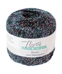 Fil à crocheter et à tricoter métallisé Nora Madeira - 25GR 371 Multicolore