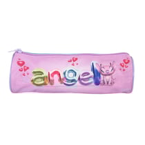 Stitch - Stitch et Angel - Trousse Scolaire Ronde - Violet - Bagtrotter