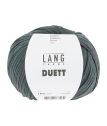 Fil à crocheter 100% Coton DUETT - Lang Yarns 70 Vert