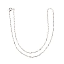 Chaîne à maillons, argent, 42cm, 2x3mm, 1 pce.