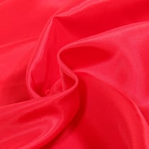 Tissu Doublure Pongé uni Rouge griotte