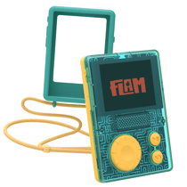 Pack baladeur audio FLAM + coque antichocs et de protection officielle Verte