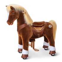 Cheval Porteur Enfant Modele Y - marron-blond