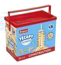 Baril técap classic 100 planchettes en bois - jeujura - 8331 - jeu construction