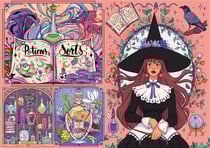 Puzzle 1000 pièces - L'Atelier des Sortilèges - Hachette