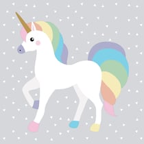 20 Serviettes Tendre Licorne