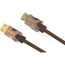Câble HDMI Monster 1.5M - Résolution 4K - Vidéo HDR10+ - 25 GBPS - Vitesse Éclair - Triple Blindage - Garanti à Vie