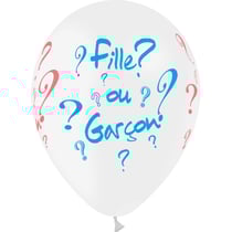 8 Ballons Fille ou Garçon ?