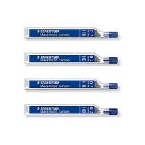 Lot de 4 étuis de 12 mines STAEDTLER Mars micro carbon - 0,7 mm - HB