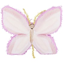Pinata Papillon Lilas et Crème - 45 cm
