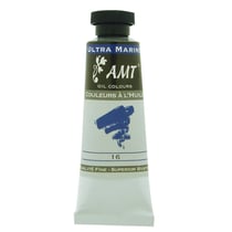 Peinture à l'huile fine en tube ultra marine 45ml - Amt