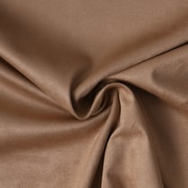 Tissu Suédine extensible Elora aspect daim uni Beige