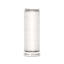 Bobine fil à coudre Gütermann 200m blanc 100% polyester - 800