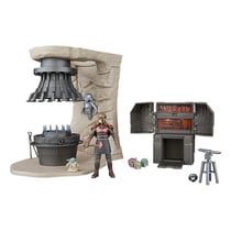 Star Wars The Mandalorian Vintage Collection - Set The Armorer's Forge avec The Armorer (Lakeside Covert World)