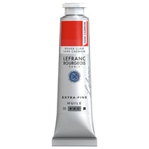 Peinture à l'huile - Extra-fine - Rouge clair sans cadmium - 893 - Lefranc Bourgeois - 40ml